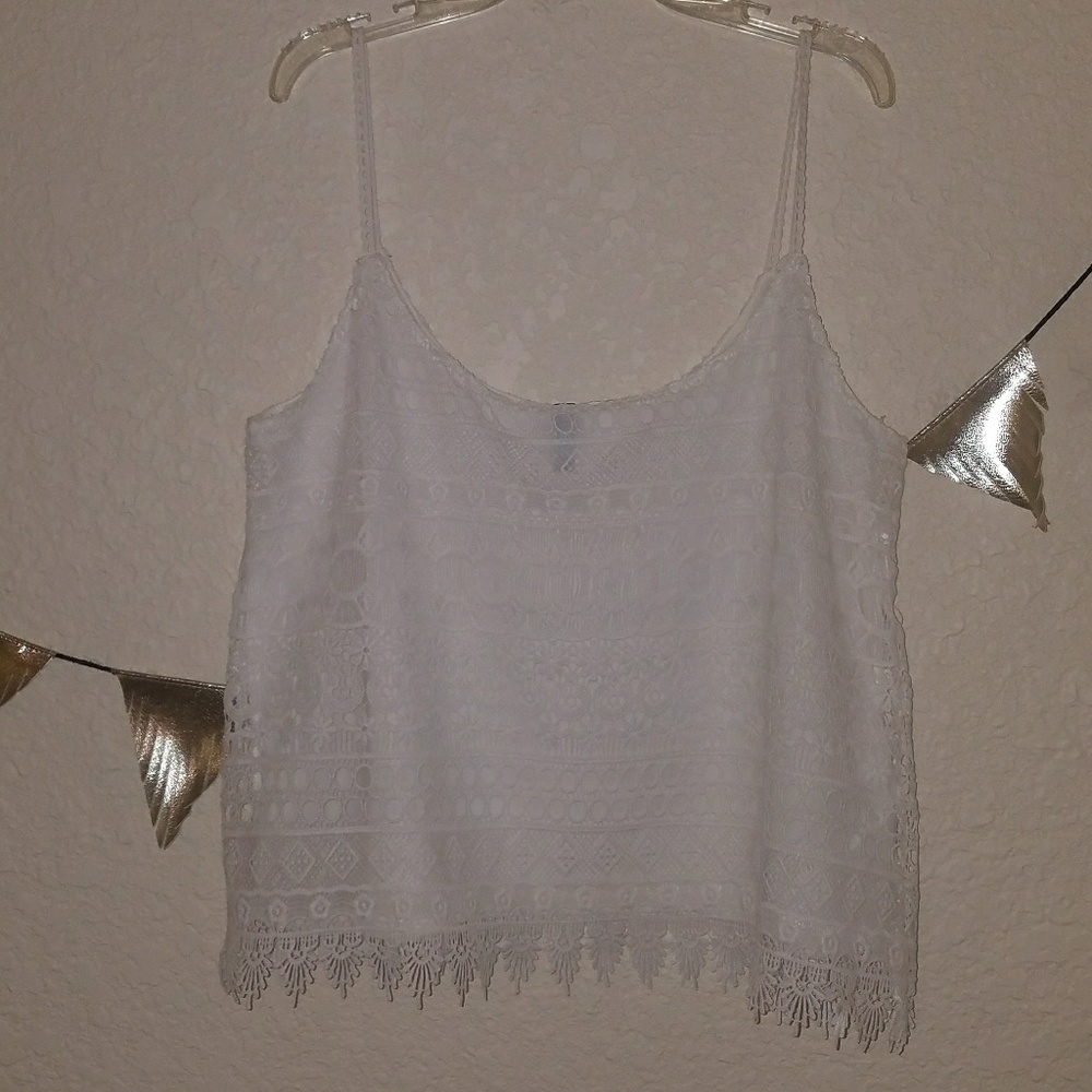 H&M Crochet Tank Crop Top